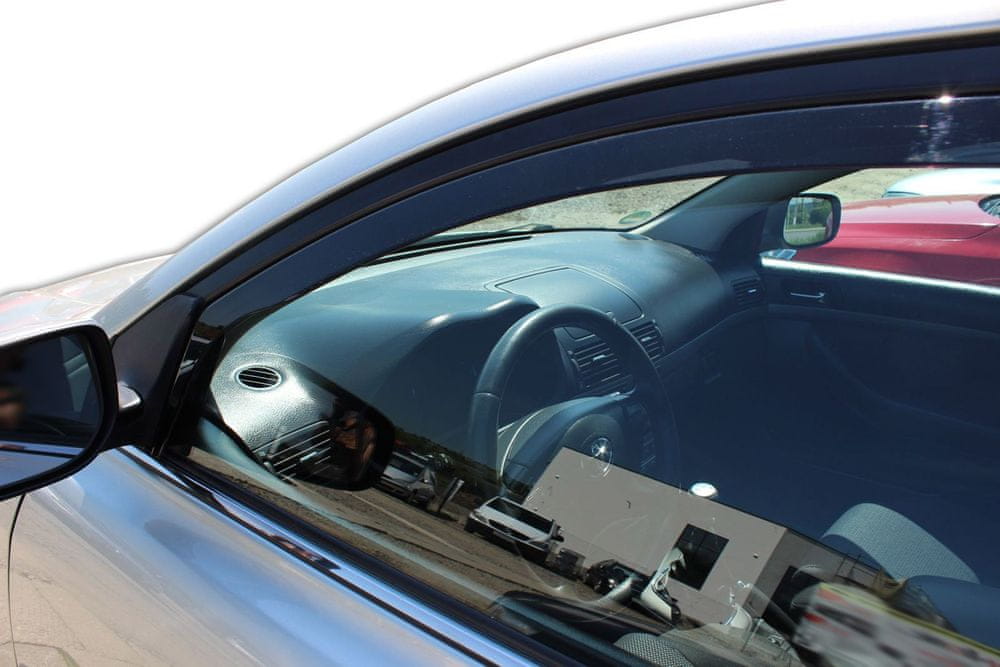Heko vindavviser til Toyota Avensis II (T25) / sett 4 stk. – sort transparent