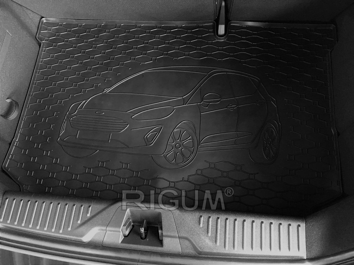 Rigum bagasjeromsmatte til Ford Fiesta Mk7 – 10 mm sidekant