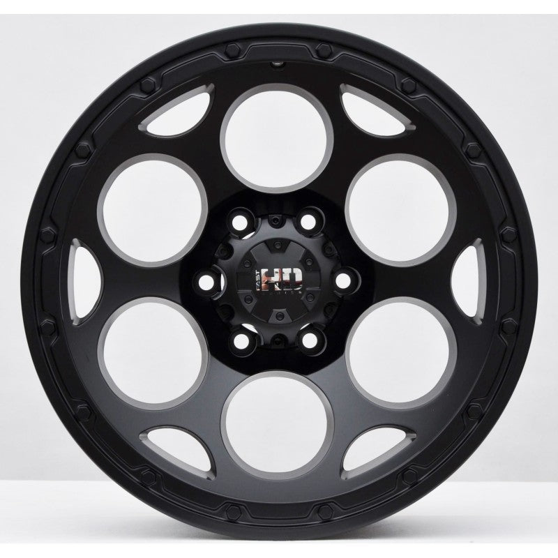 Felger 6x139,7 17x9 ET-10 CB110 svart blank