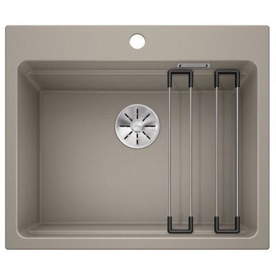 Blanco Etagon 6 kjøkkenvask i Silgranit PuraDur granittkompositt farge Tartufo brun 600x510 mm