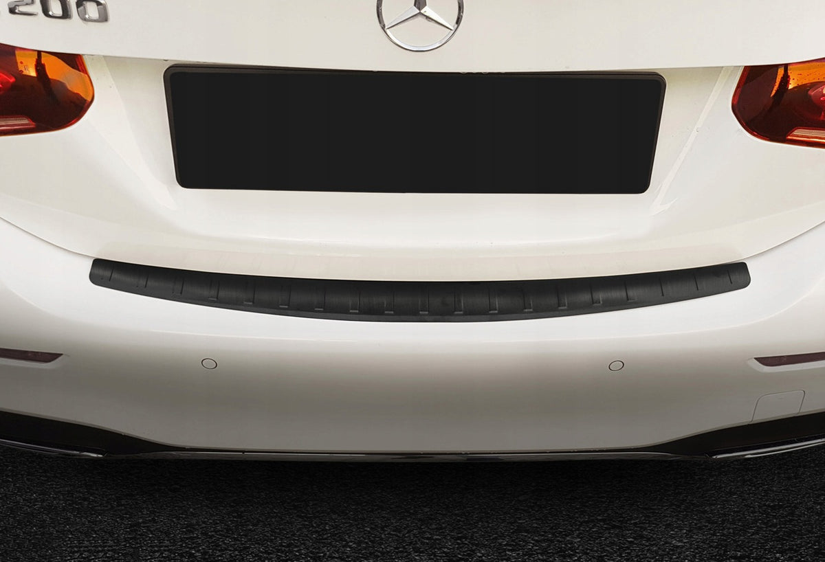 Avisa bakfangerbeskytter til Mercedes A IV V177 – svart børstet overflate