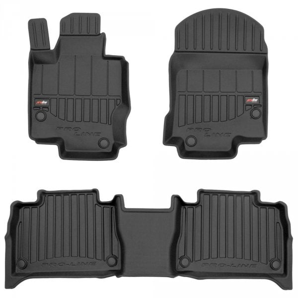 Frogum 3D Premium gulvmatter til Mercedes GLE Coupe C167 (2019-) – TPE, 60 mm kant, svart