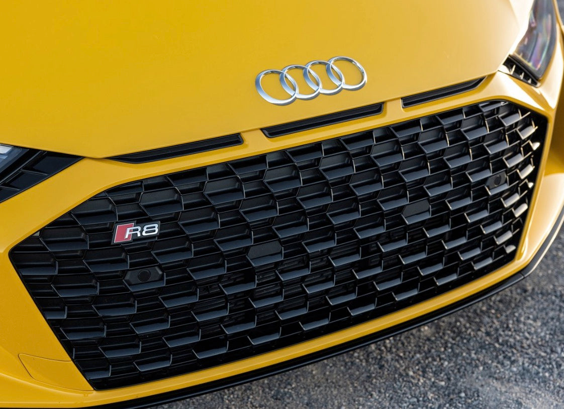 Emblem Audi R8 Sport Audi R8 4S Black Glossy / Red - sett forfra