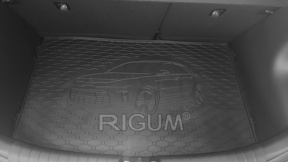 Rigum bagasjeromsmatte til Kia Rio IV – 10 mm sidekant