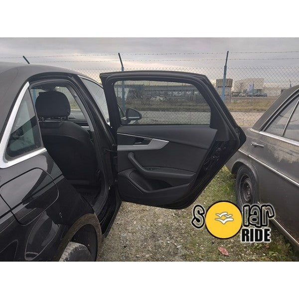 Solskjerm Audi A4 B9 Sedan (2015-2024) (4 stk) - sett bakfra