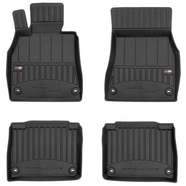 Frogum 3D Premium gulvmatter til Lexus LS III (2000-2006) – TPE, svart, 60 mm sidekant, sett med 4 stk.