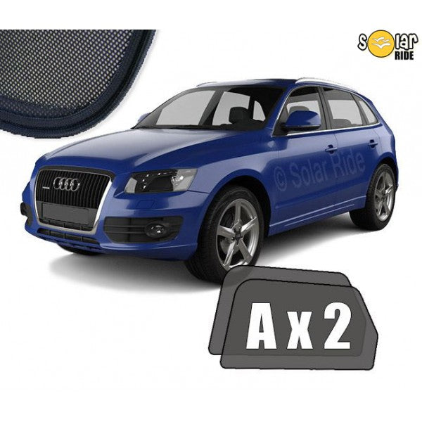 Sr solskjerm i akryl til Audi Q5 8R, vindavviser og regnbeskyttelse, enkel montering