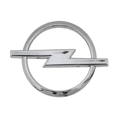 Emblem/logo i krom til front grill på Opel Vectra C og Opel Astra III (H) 2004-2014 modellene