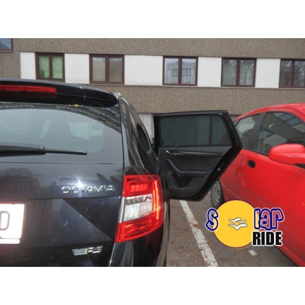 Solskjerm Skoda Octavia Stasjonsvogn III (2012-2020) (6 stk) - sett forfra