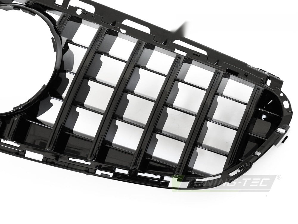 Grill Mercedes E-Klasse W212/S212 13-16 sett fra siden, struktur synlig.