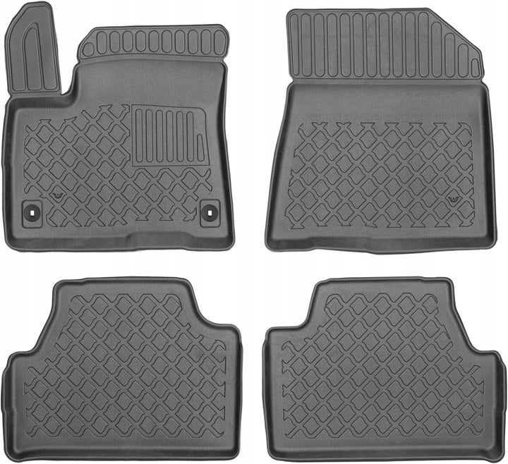 Gulvmatter Kia e-Soul II (2019-2024) – TPE antiskli luktfrie gummi - nærbilde