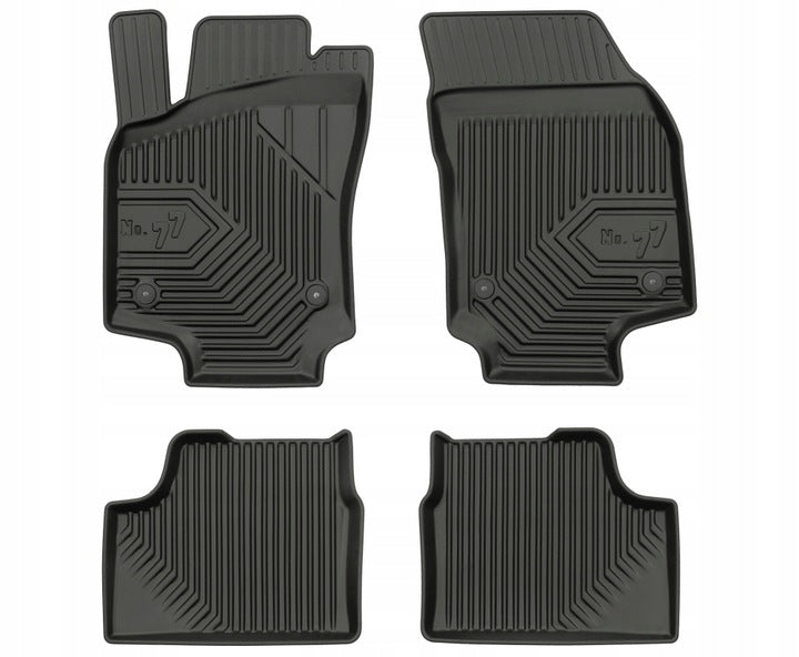 Frogum 3D Premium gulvmatter i TPE til Opel Astra GTC 2005-2010 – svart, vanntett, 4-delers sett