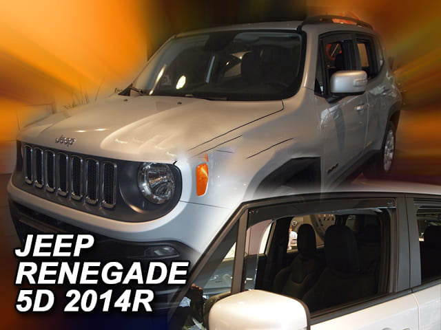 Heko vindavviser til Jeep Renegade – PMMA Plexi materiale