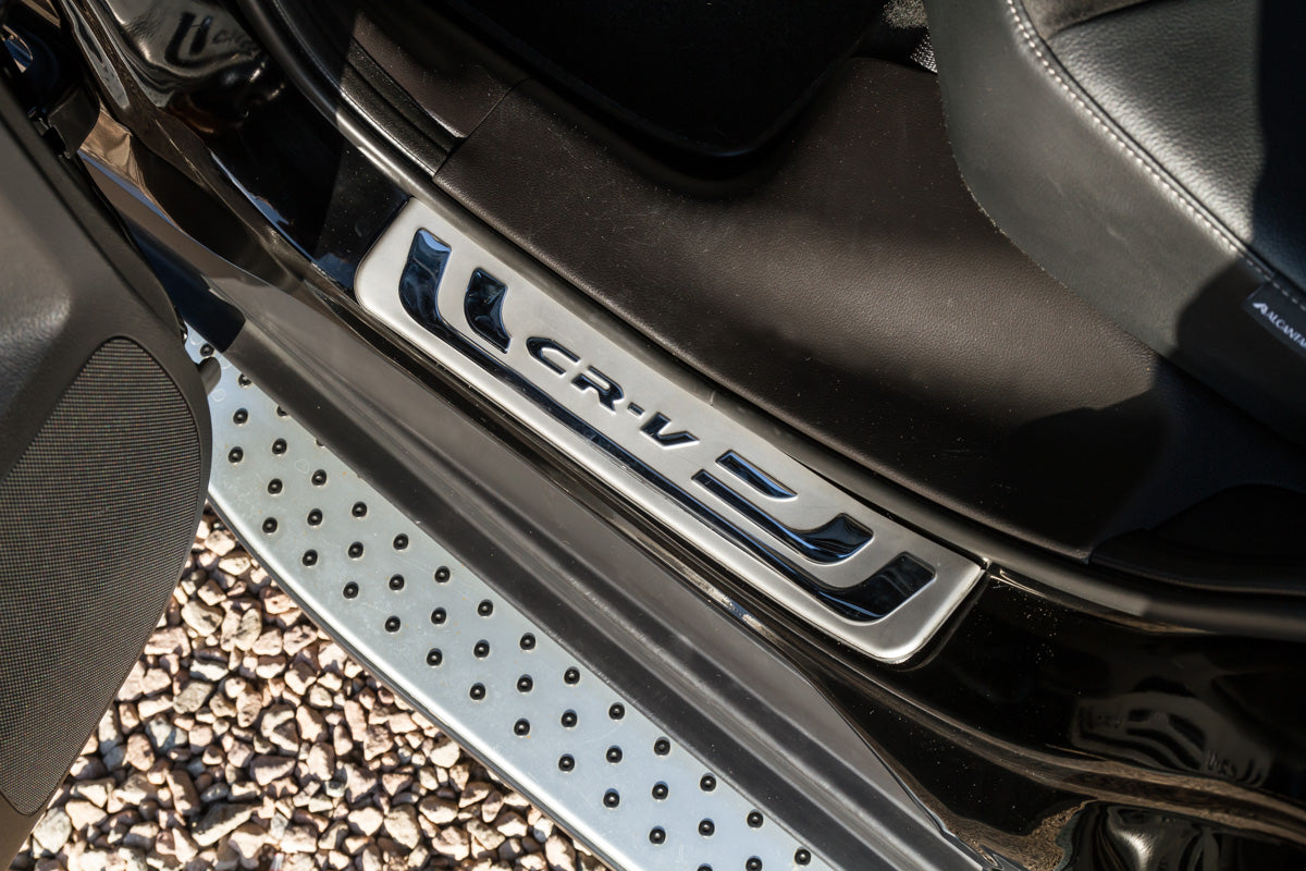 Ven-Tuning dørbeskytter til Honda CR-V IV – satin sølv overflate