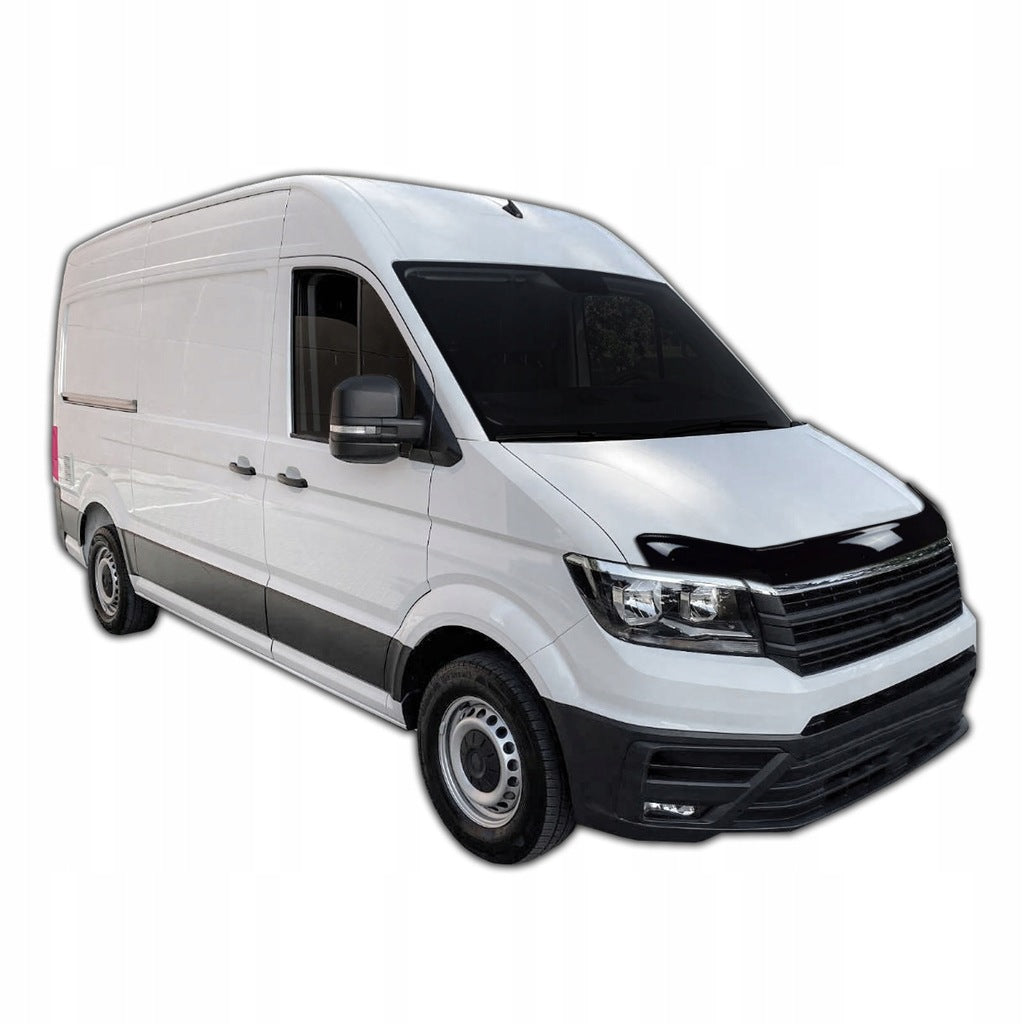Scoutt panserbeskytter i akryl til Vw Crafter II med steinsprutbeskyttelse og enkel montering