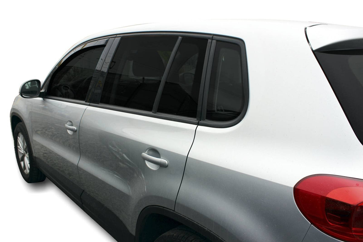 Vindavviser Vw Tiguan I / sett 2 stk. (2007-2016) – PMMA Plexi - detaljer