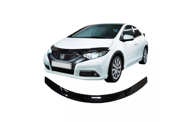 HD panserbeskytter i akryl til Honda Civic IX (2012-2016) med steinsprutbeskyttelse og enkel montering