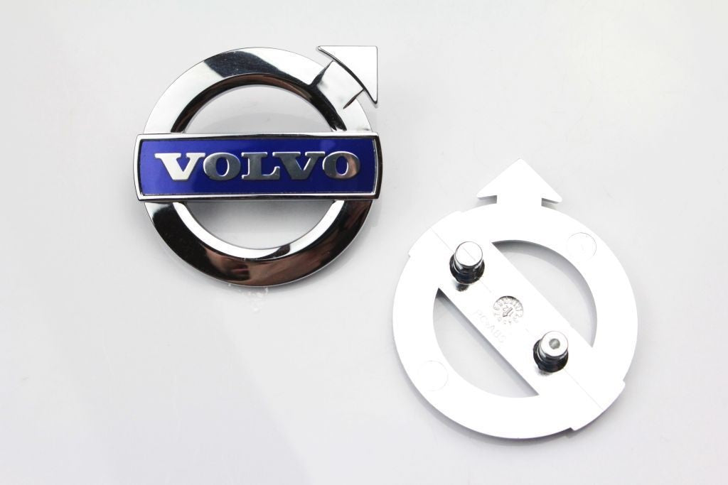 Emblem/logo til Volvo emblem /50/mm i standard utførelse for montering på karosseri eller grill