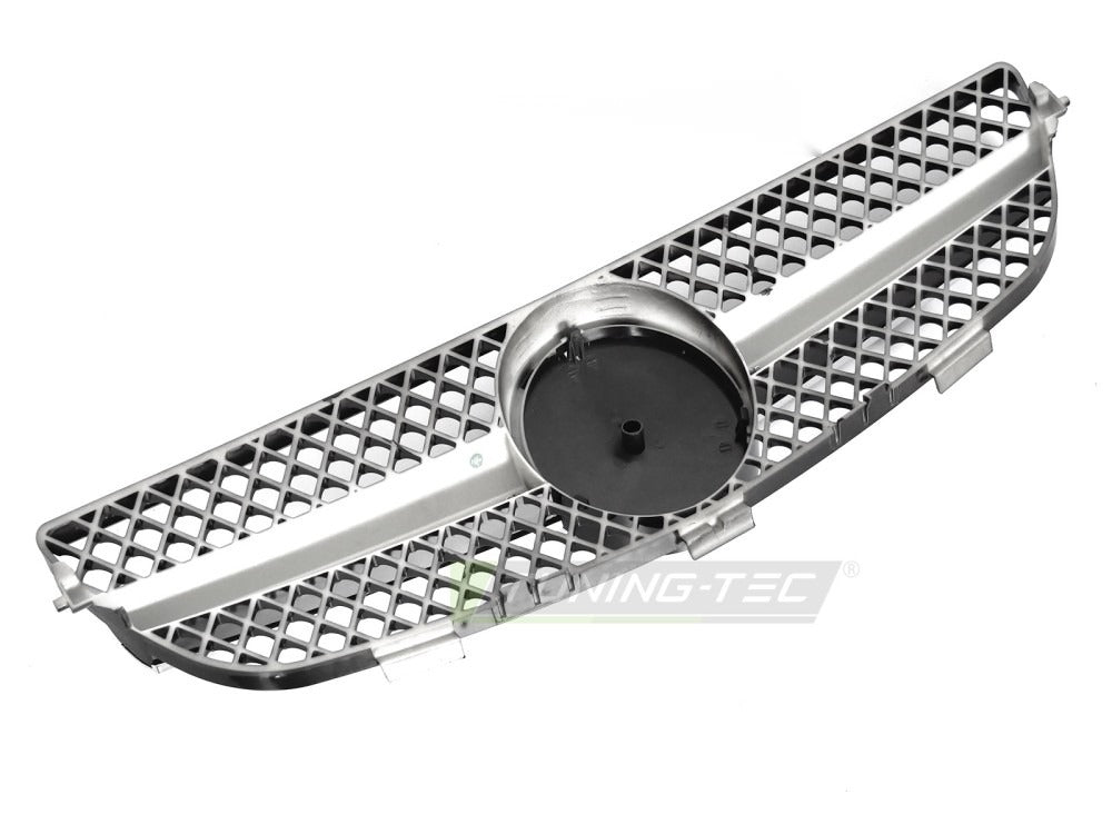 Grill Mercedes CLK W209 03-10 krom/sort med festedetaljer.