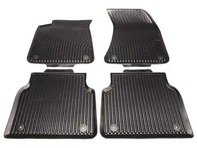 VAG OEM gulvmatter til Audi A8 D4 – Titanium Black farge