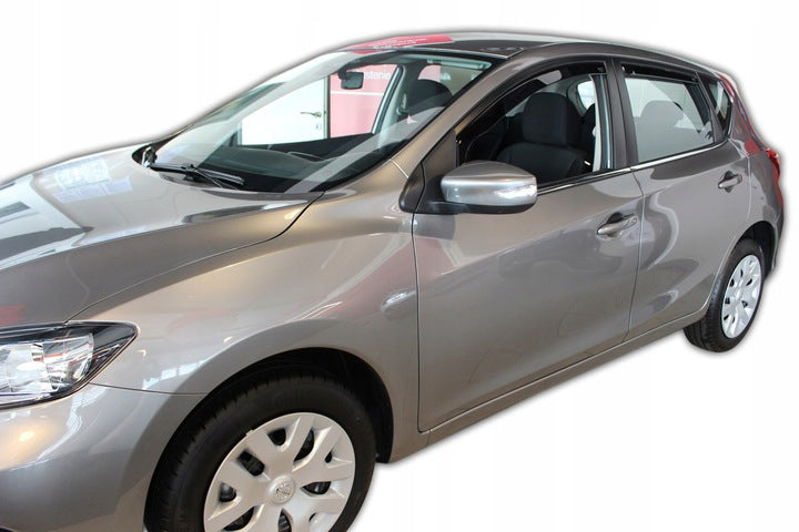 Heko vindavviser til Nissan PULSAR 5-dørs 2014→ sett 4 stk. – PMMA Plexi