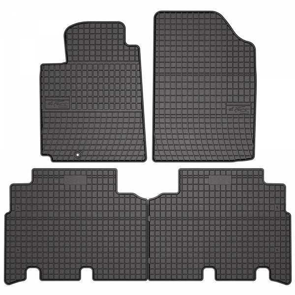 Frogum gummimatter til Toyota Yaris Verso (1999-2005) – svart, vanntett, TÜV-godkjent, 3 stk. i sett