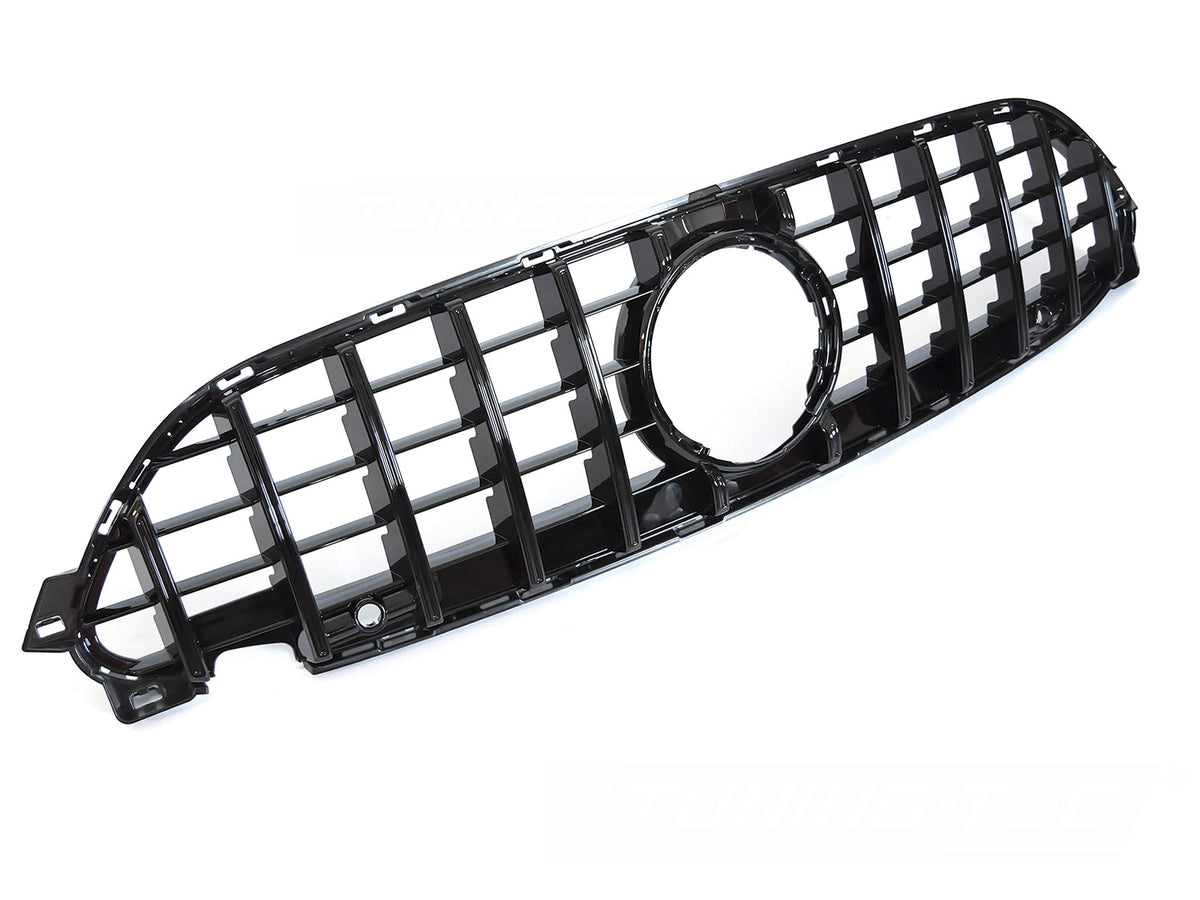 Grill til Mercedes CLE C236/A236 23- i sort sett rett forfra på hvit bakgrunn.