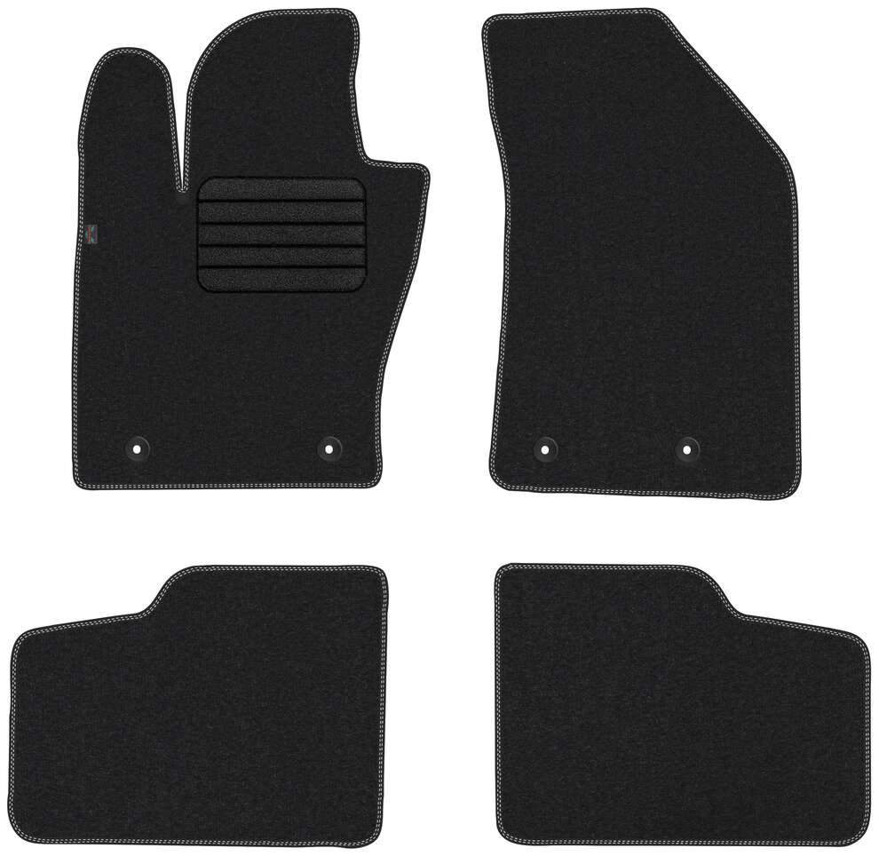 Unknown stoffmatter til Jeep Compass II – premium velour tekstil