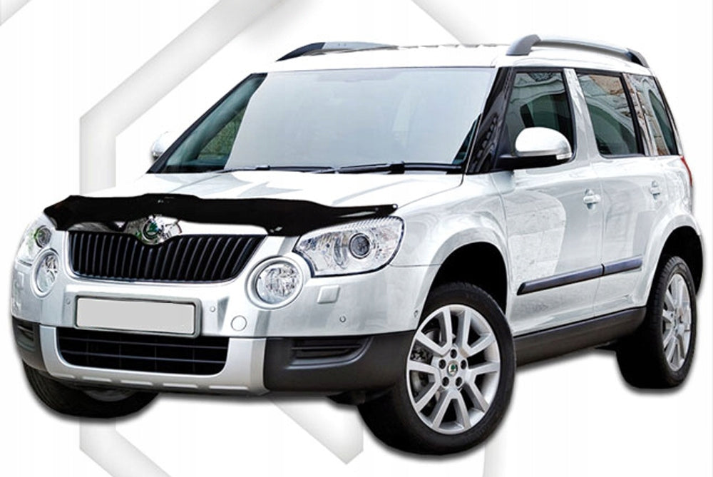 HD panserbeskytter i akryl til Skoda Yeti (2009-2013) med sort gloss finish og enkel montering