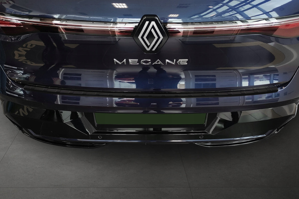 Bakfangerbeskytter Renault Mégane E-Tech Electric / Black Matt (2022-) – Rustfritt stål - detaljer