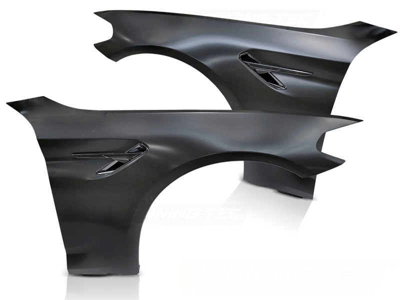 Skjermer BMW G30 G31 2017–2020 Sport Style svart med sideventil - BPBM10