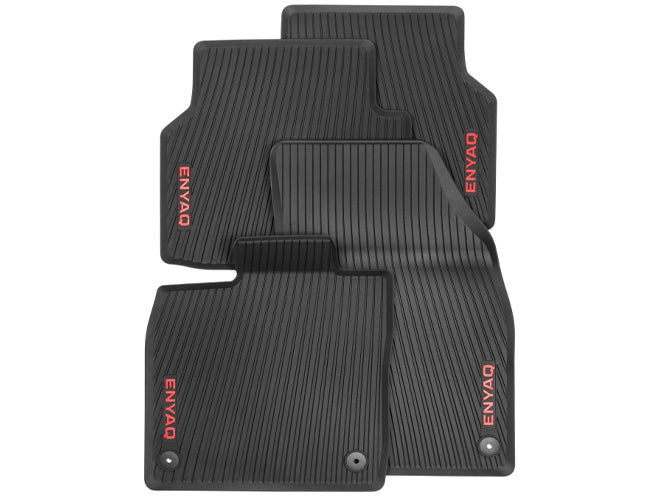 VAG OEM gulvmatter til Skoda Enyaq iV – TPE Gummi material