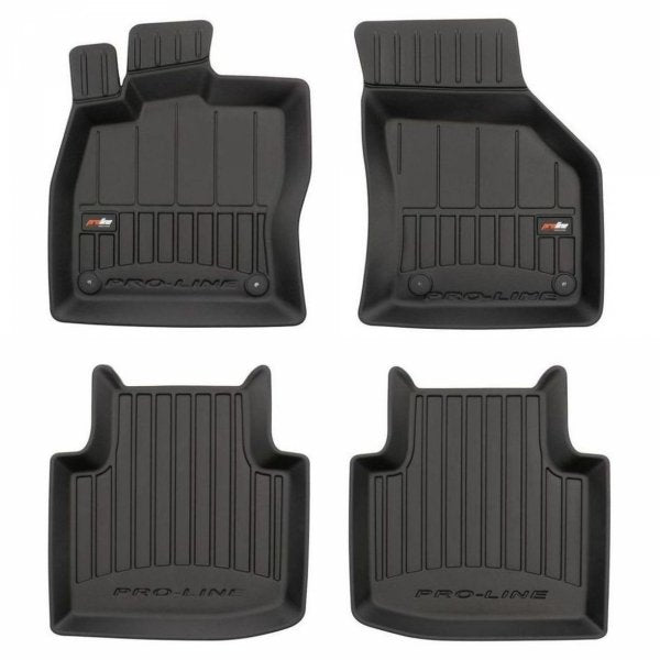Frogum 3D Premium gulvmatter til Skoda Superb III 2015-2024 – svart TPE med høy sidekant