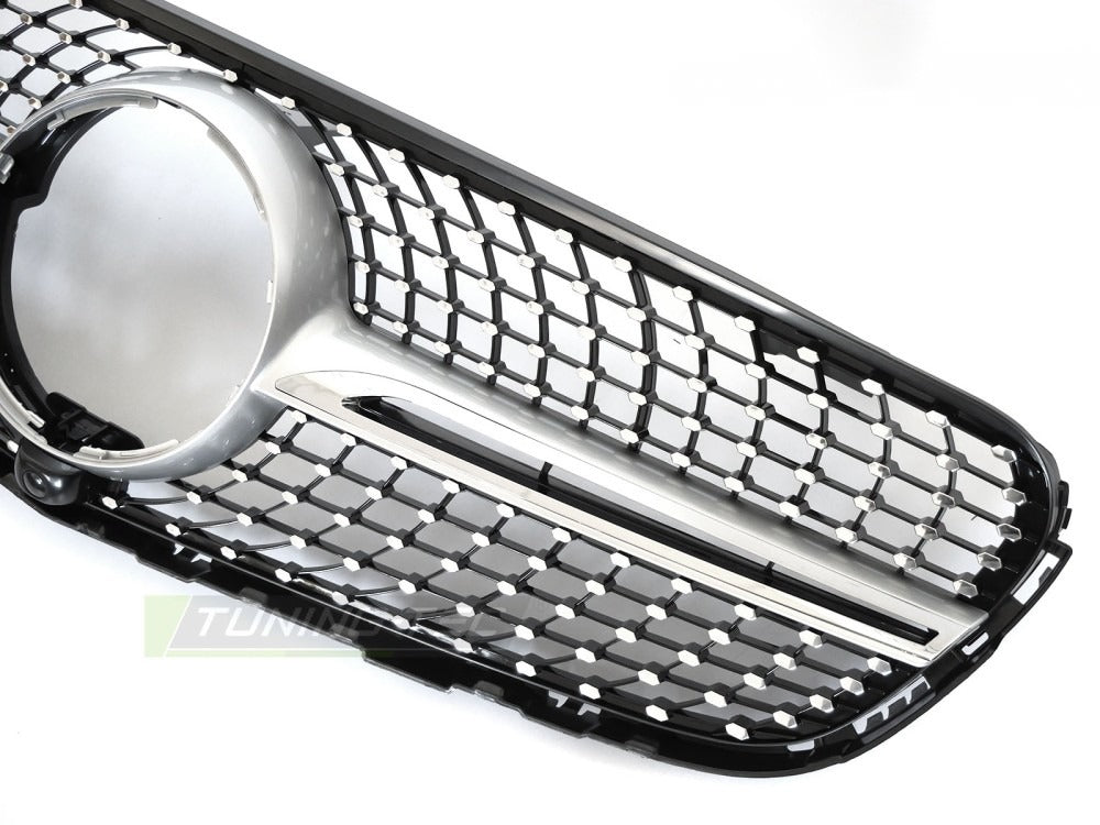 Grill Mercedes GLC W253 SUV+Coupe 15-18 sett fra siden.