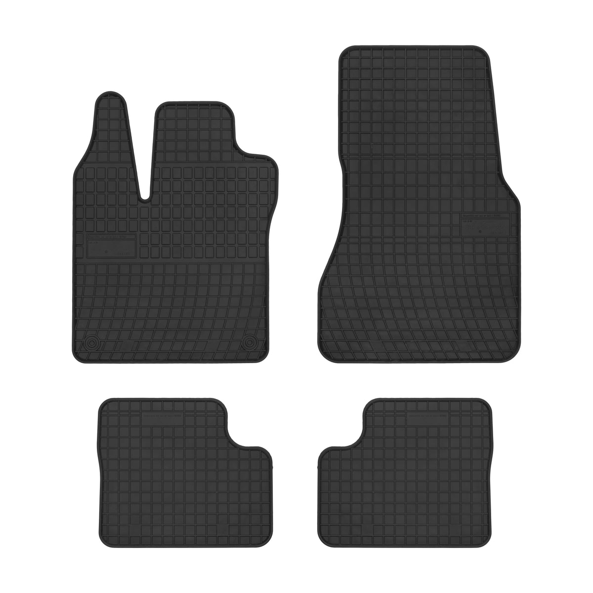 Frogum gummimatter til Renault Twingo III (2014-) – svart, 1 cm sidekant, 4-delers sett
