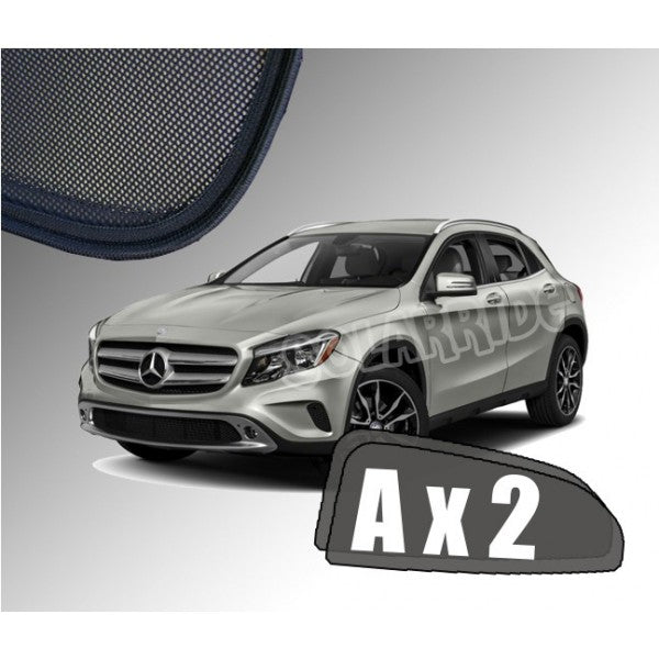 Sr solskjerm i akryl til Mercedes GLA (X156) med røykfarget finish og enkel montering