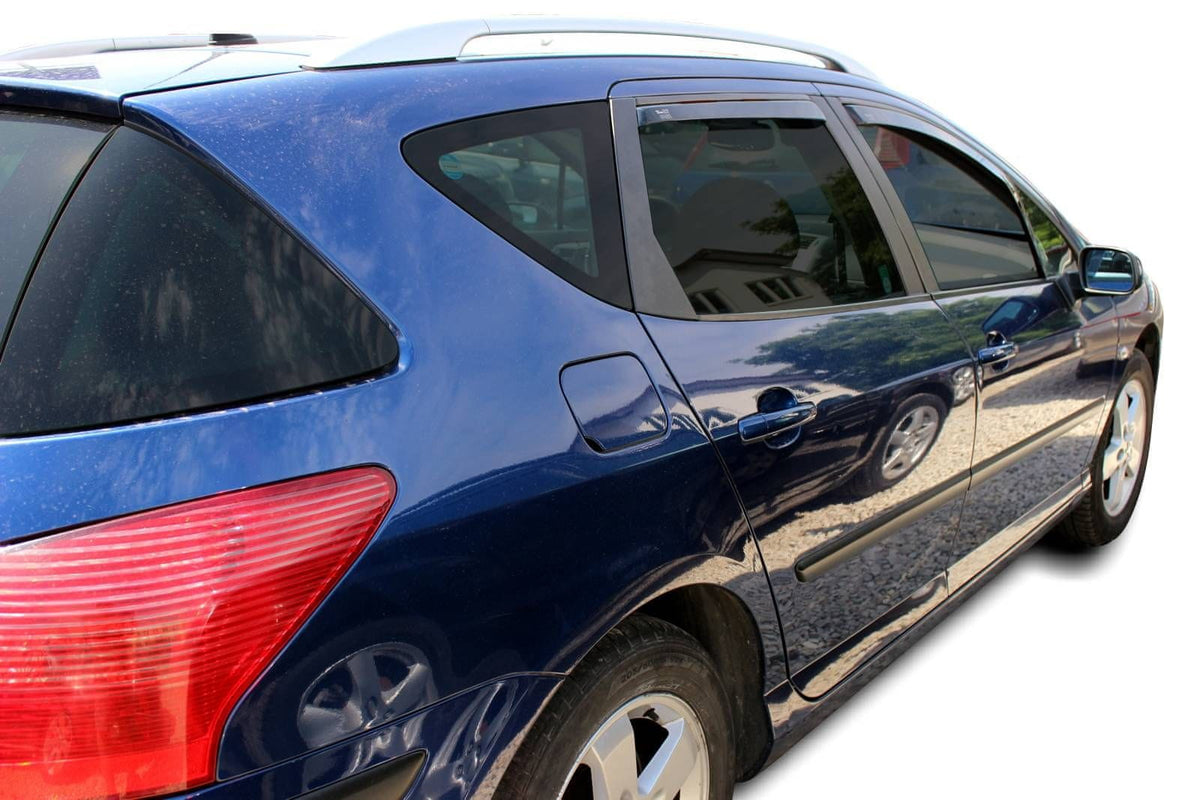 Vindavviser Peugeot 407 SW 5-dørs (2004-2010) – PMMA Plexi - nærbilde