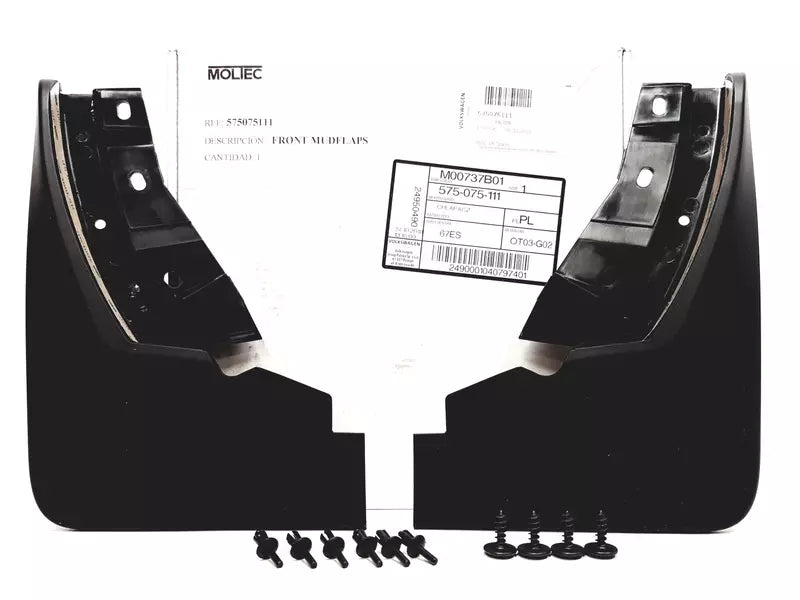 VAG OEM skvettlapp til Seat Ateca / Black - sett 2 stk. – montering framhjul