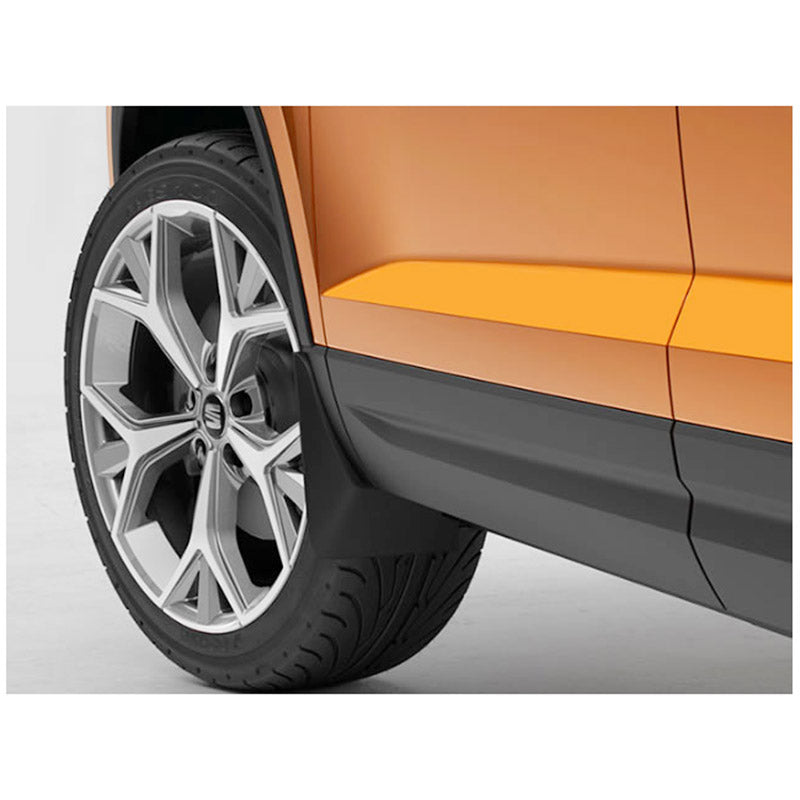 VAG OEM skvettlapp til Seat Ateca / Black - sett 2 stk. – ABS Automotive plast