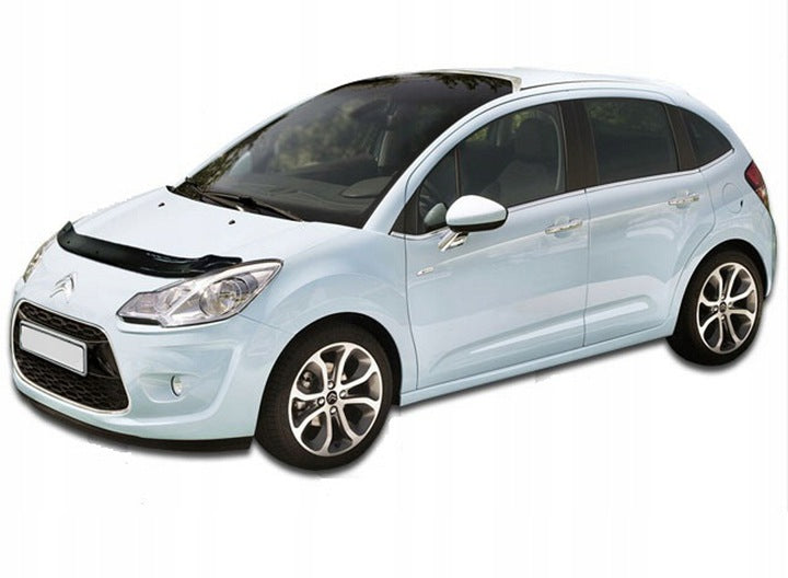 Scoutt panserbeskytter i akryl til Citroen C3 II med sort gloss finish og enkel montering