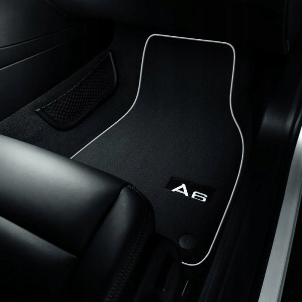 VAG OEM stoffmatter til Audi A6 C6 – svart stoff