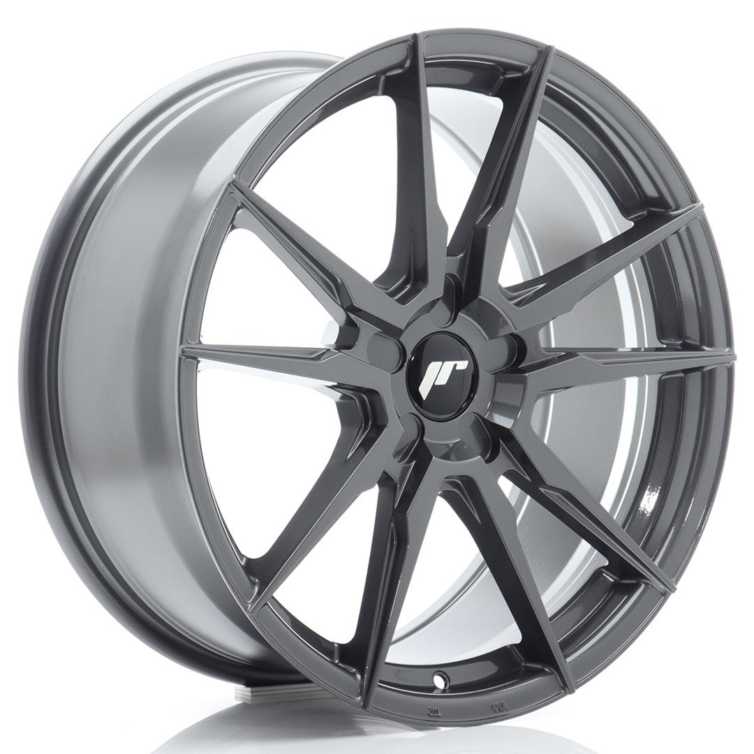 Felg JR Wheels JR21 19x8,5" Hyper Gray – sett forfra