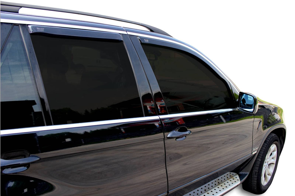 Vindavviser Bmw X5 (E53) / sett 4 stk. (1999-2006) – PMMA Plexi - detaljer