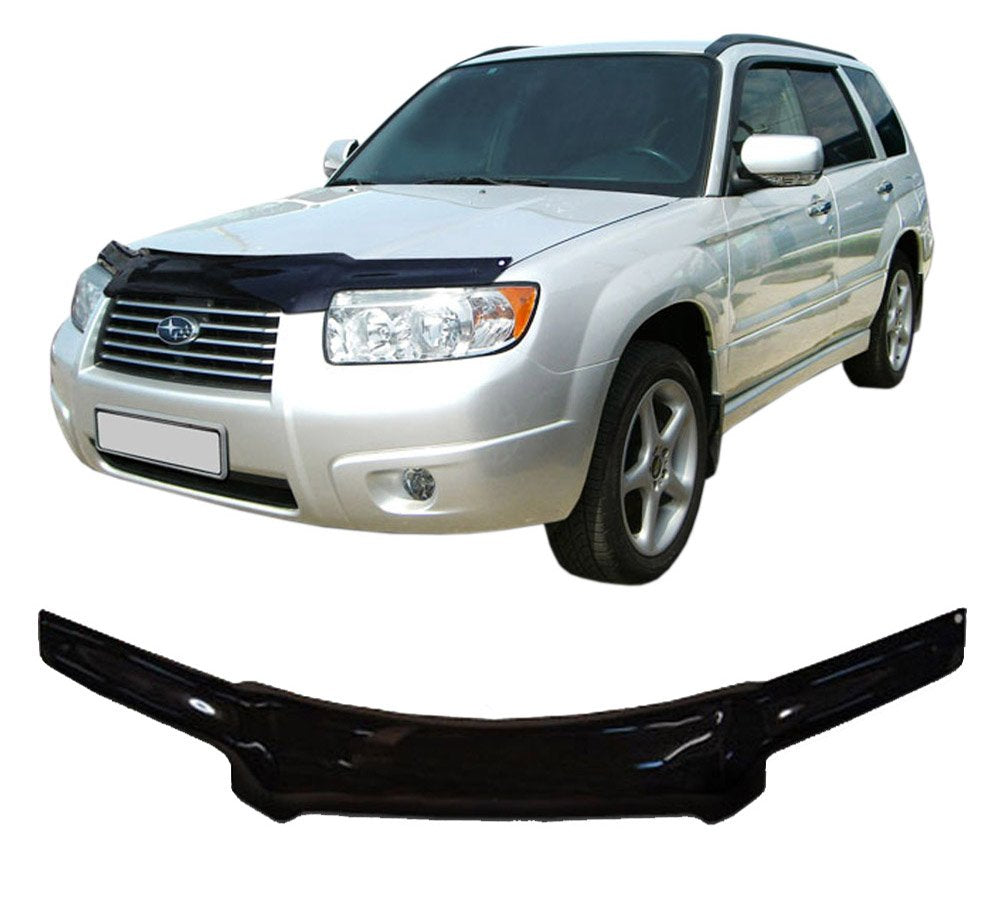 Scoutt panserbeskytter i akryl til Subaru Forester II (2005-2008) med enkel montering og steinsprutbeskyttelse