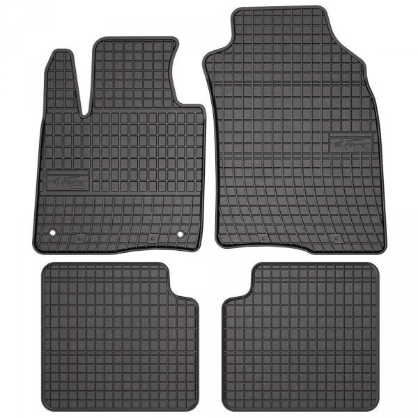 Frogum gummimatter til Fiat Panda III (2011-2023) – spesialtilpasset TPE/gummi med forsterkning under pedalene