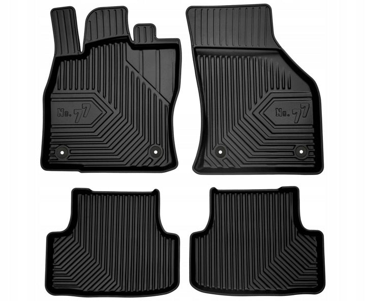 Frogum 3D Premium gulvmatter i TPE til Seat Leon III Cross Sport (2015-) – sett med 4 stk., svart