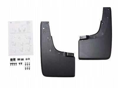 VAG OEM skvettlapp til Vw Amarok I / Black - sett 2 stk. – monteringssett inkludert