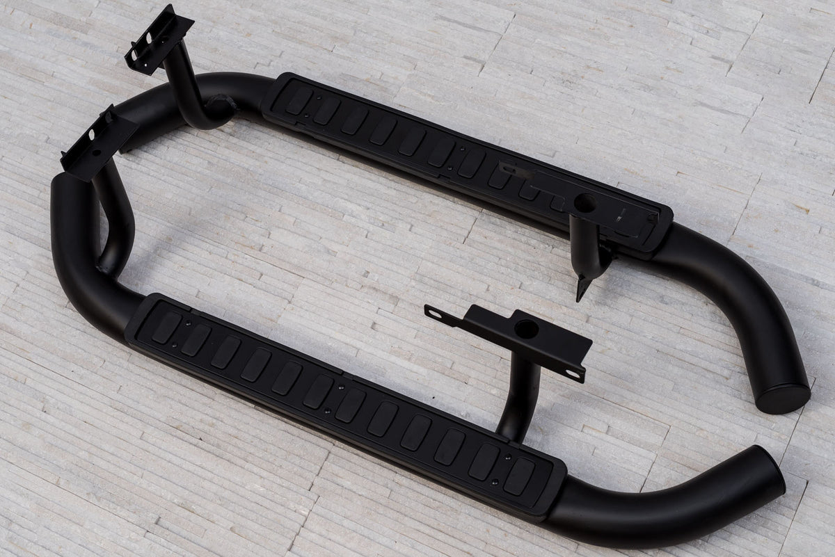 Stigtrinn Land Rover Defender Ventshield (2003-2016) - sett bakfra