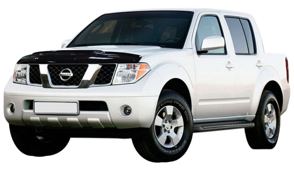 Scoutt panserbeskytter i akryl til Nissan Navara (D40) III, svart blank finish med enkel montering