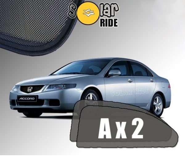 Sr solskjerm i akryl for Honda ACCORD VII sedan, roykfarget vindavviser med 3M tape montering